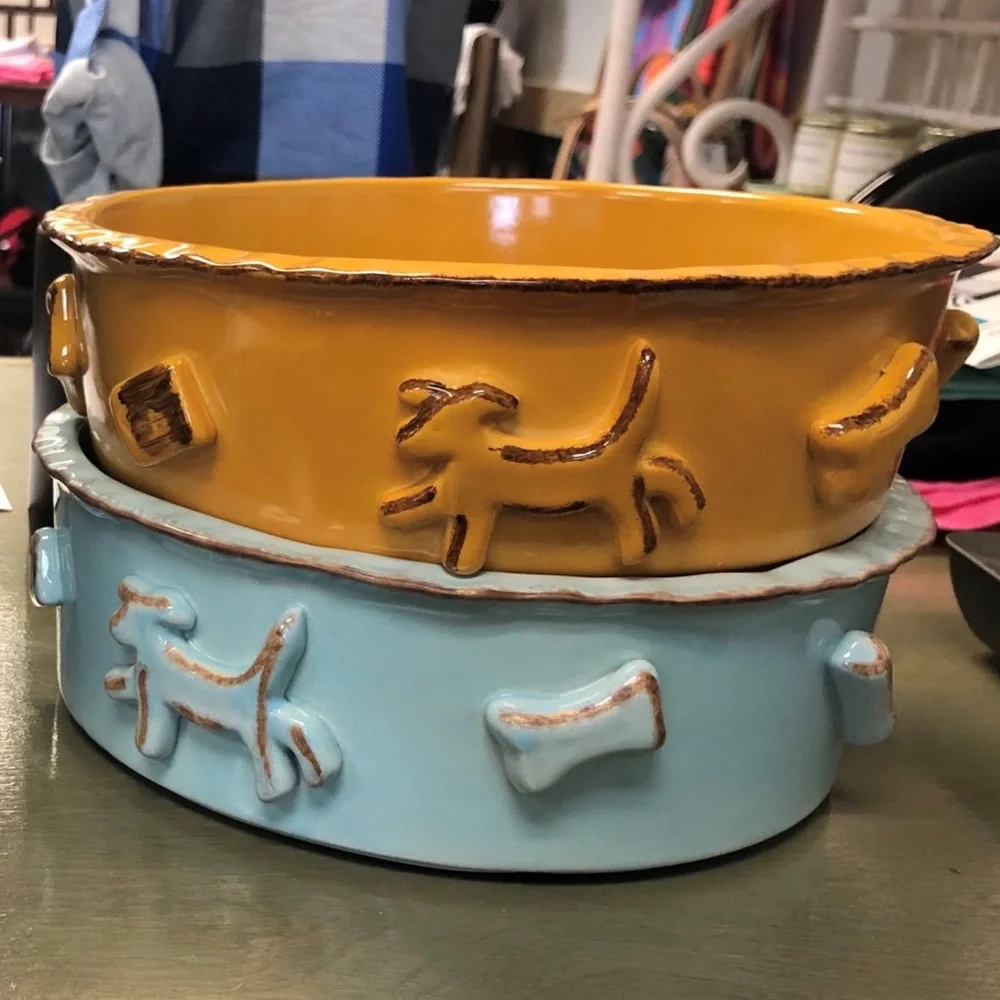 Carmel Ceramica Dog Bowl